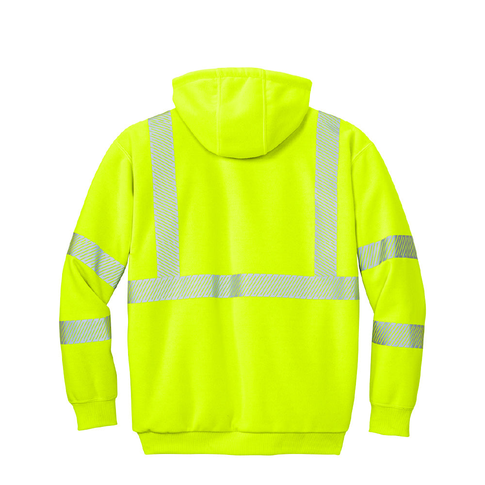 Hilbers Tough Carhartt® ANSI 107 Class 3 Lined Full-Zip Sweatshirt