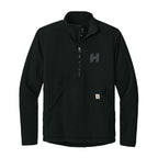 Hilbers Tough Carhartt® Textured 1/2-Zip Fleece Jacket