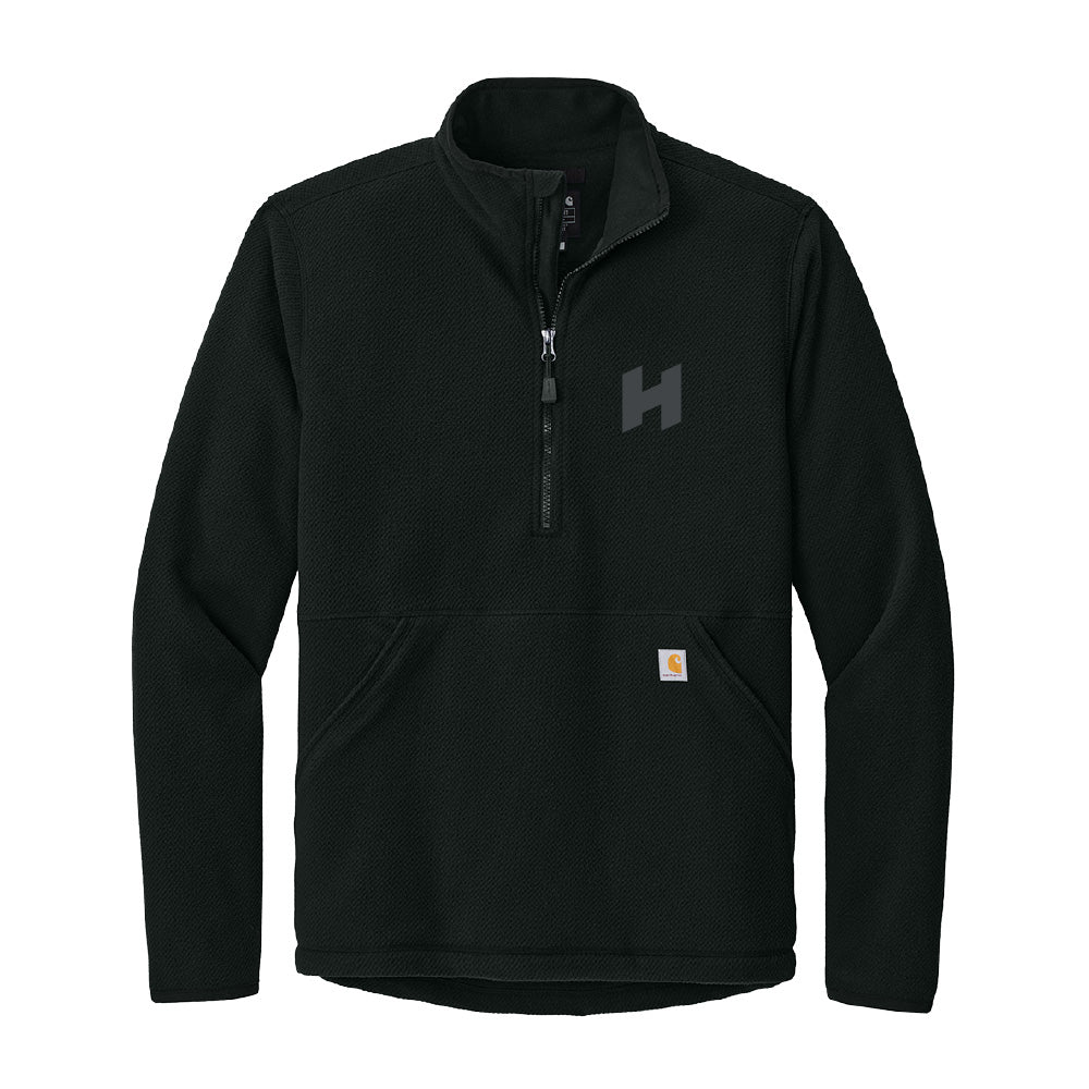 Hilbers Tough Carhartt® Textured 1/2-Zip Fleece Jacket