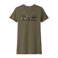 Hilbers Women's Green Camo Cornerstone T-Shirt