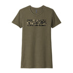 Hilbers Women's Green Camo Cornerstone T-Shirt