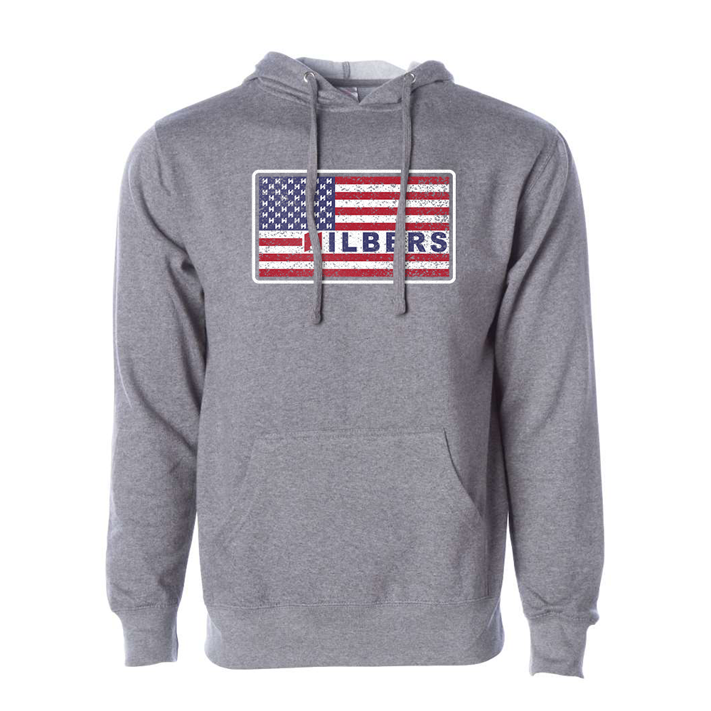 Hilbers Limited Ed "Flag" Grey Hoodie