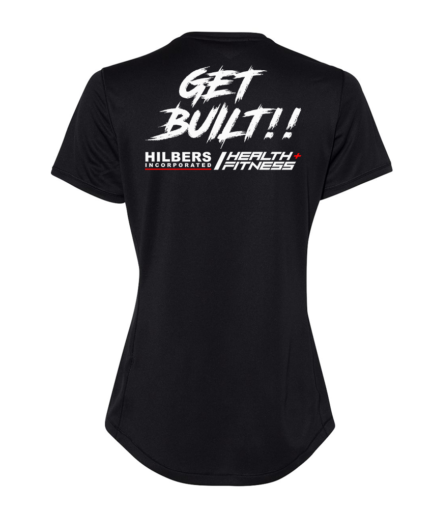 Hilbers Fitness - Get Built Adidas Women's Sport T-Shirt - A377