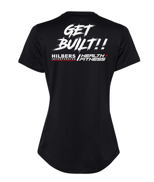 Hilbers Fitness - Get Built Adidas Women's Sport T-Shirt - A377