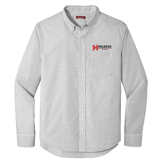 Hilbers Red House Open Ground Check Non-Iron Shirt - RH85